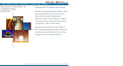 Desktop Screenshot of miller-brown.com